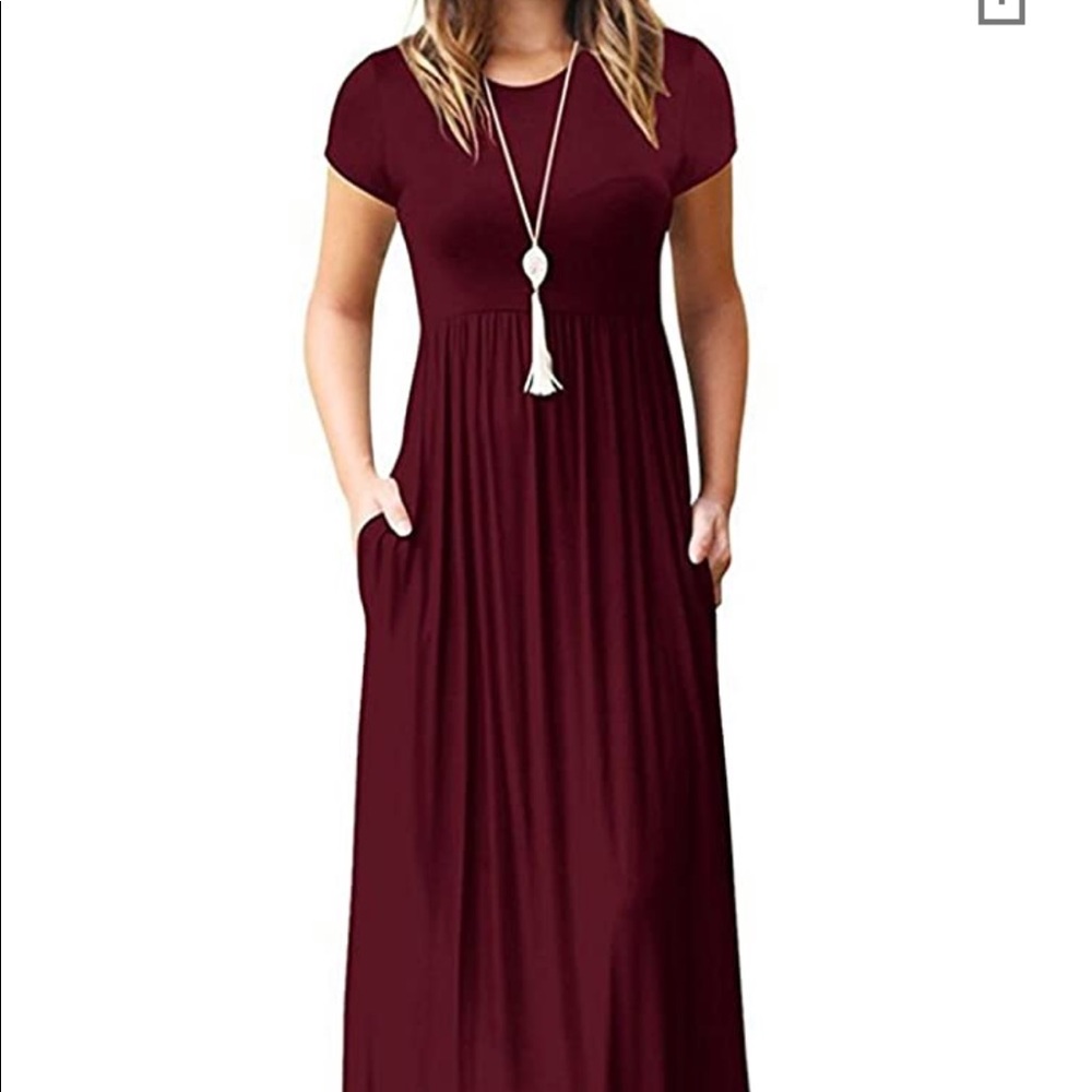 Maxi dress with pockets